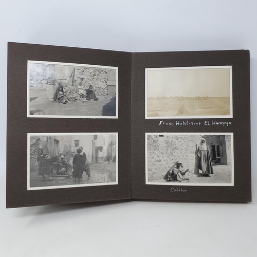 340 - A photograph and scrap album, Tunisia and the Sahara, 1928