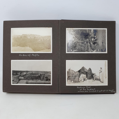 340 - A photograph and scrap album, Tunisia and the Sahara, 1928