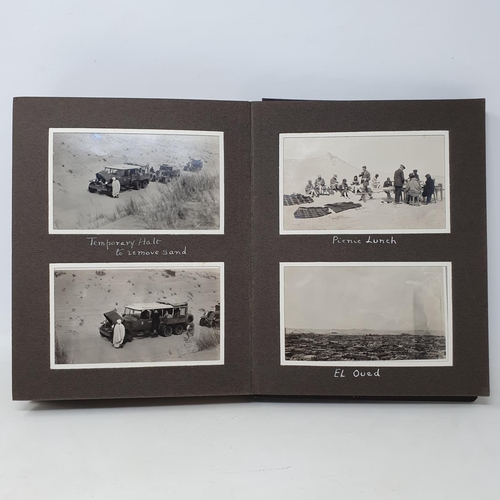 340 - A photograph and scrap album, Tunisia and the Sahara, 1928