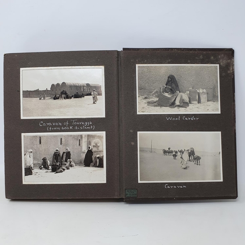 340 - A photograph and scrap album, Tunisia and the Sahara, 1928