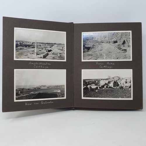 340 - A photograph and scrap album, Tunisia and the Sahara, 1928