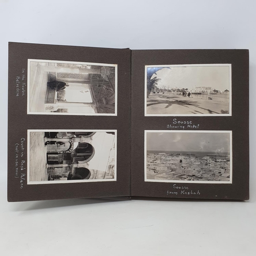 340 - A photograph and scrap album, Tunisia and the Sahara, 1928