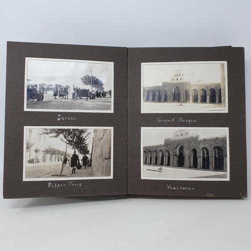 340 - A photograph and scrap album, Tunisia and the Sahara, 1928