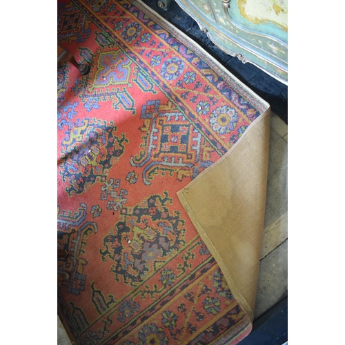 80 - A pair of Turkey style rugs, both worn, one very faded, 322 x 180 cm (2), removal cost B