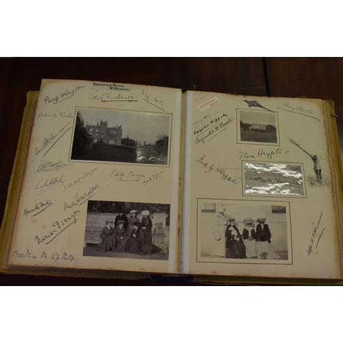 324A - An early 20th century photograph and scrap album mostly Devon and Dorset country houses