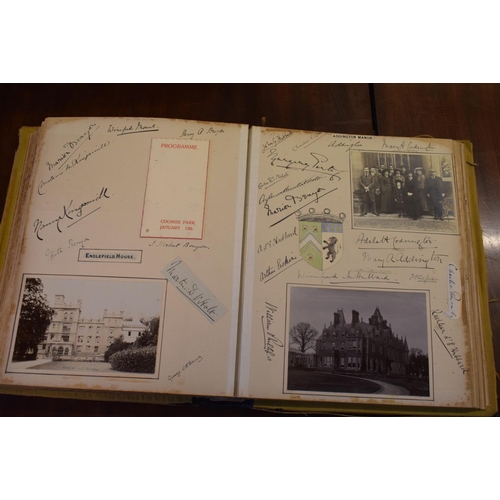 324A - An early 20th century photograph and scrap album mostly Devon and Dorset country houses