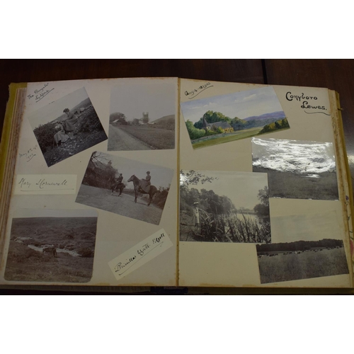 324A - An early 20th century photograph and scrap album mostly Devon and Dorset country houses