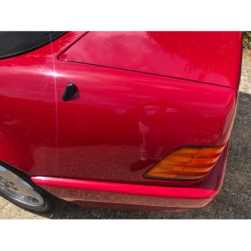 54 - A 1995 Mercedes-Benz 280SL
Registration number M642 TMG
V5C
MOT expires February 2021
Red with a cha... 