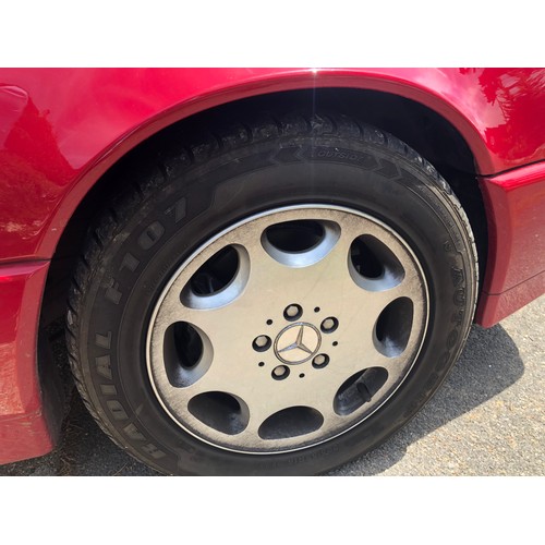 54 - A 1995 Mercedes-Benz 280SL
Registration number M642 TMG
V5C
MOT expires February 2021
Red with a cha... 