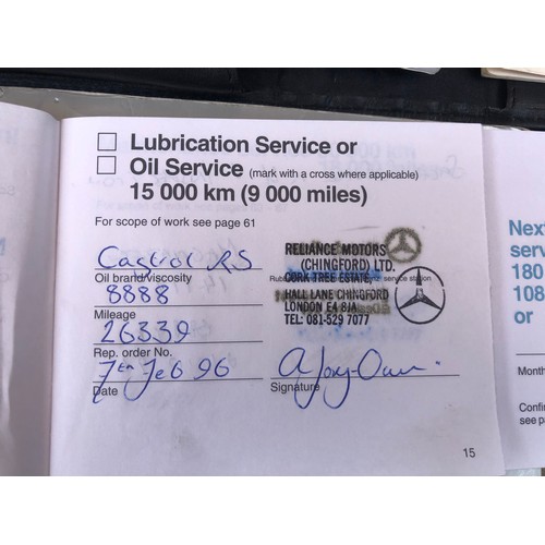 54 - A 1995 Mercedes-Benz 280SL
Registration number M642 TMG
V5C
MOT expires February 2021
Red with a cha... 