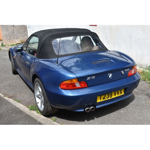 59 - A 1999 BMW Z3 Roadster 2.8
Registration number T239 VVX
Chassis number WBADM32000LE92600
Engine numb... 