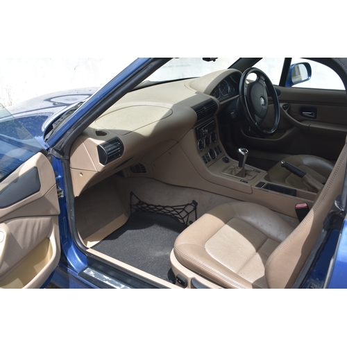 59 - A 1999 BMW Z3 Roadster 2.8
Registration number T239 VVX
Chassis number WBADM32000LE92600
Engine numb... 
