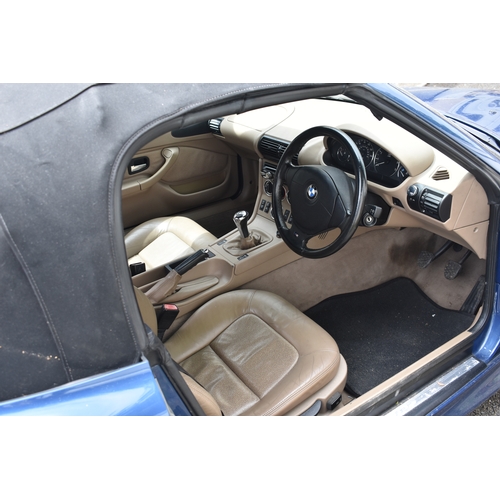 59 - A 1999 BMW Z3 Roadster 2.8
Registration number T239 VVX
Chassis number WBADM32000LE92600
Engine numb... 