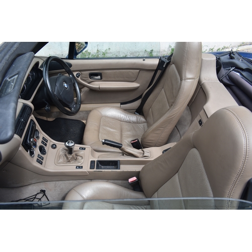 59 - A 1999 BMW Z3 Roadster 2.8
Registration number T239 VVX
Chassis number WBADM32000LE92600
Engine numb... 