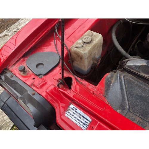60 - A 1979 Ford Capri 1.6 GL 
Registration number AEU 475V
MOT expired in June 2019
Red with a red inter... 