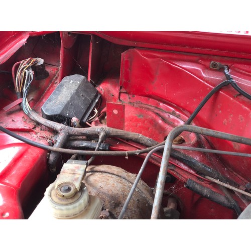 60 - A 1979 Ford Capri 1.6 GL 
Registration number AEU 475V
MOT expired in June 2019
Red with a red inter... 