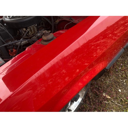 60 - A 1979 Ford Capri 1.6 GL 
Registration number AEU 475V
MOT expired in June 2019
Red with a red inter... 