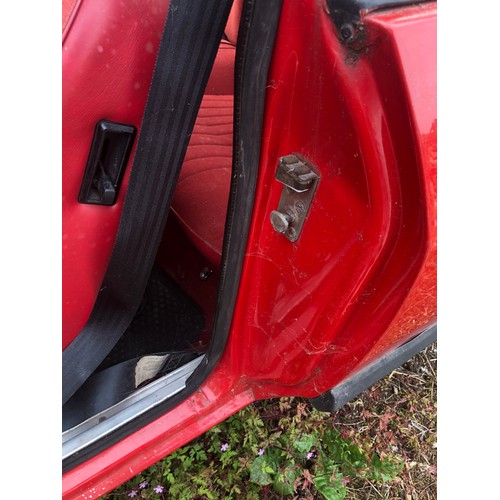 60 - A 1979 Ford Capri 1.6 GL 
Registration number AEU 475V
MOT expired in June 2019
Red with a red inter... 