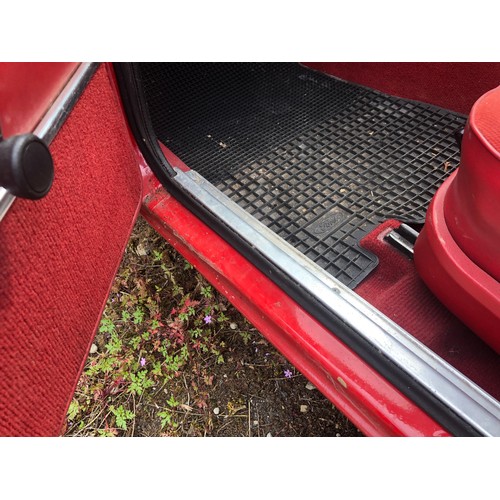 60 - A 1979 Ford Capri 1.6 GL 
Registration number AEU 475V
MOT expired in June 2019
Red with a red inter... 