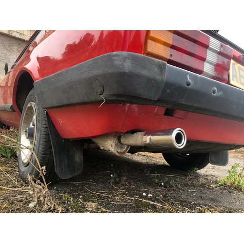 60 - A 1979 Ford Capri 1.6 GL 
Registration number AEU 475V
MOT expired in June 2019
Red with a red inter... 