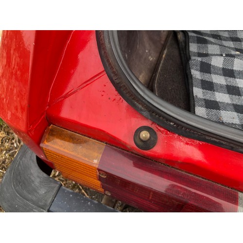 60 - A 1979 Ford Capri 1.6 GL 
Registration number AEU 475V
MOT expired in June 2019
Red with a red inter... 