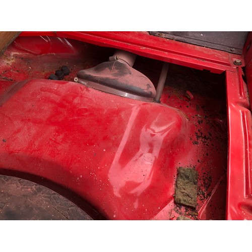 60 - A 1979 Ford Capri 1.6 GL 
Registration number AEU 475V
MOT expired in June 2019
Red with a red inter... 
