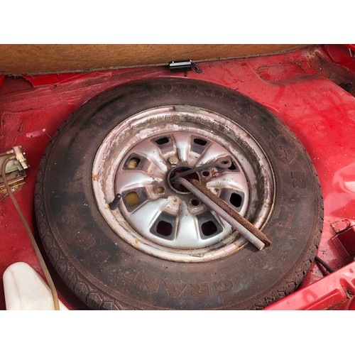 60 - A 1979 Ford Capri 1.6 GL 
Registration number AEU 475V
MOT expired in June 2019
Red with a red inter... 