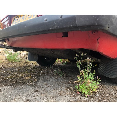 60 - A 1979 Ford Capri 1.6 GL 
Registration number AEU 475V
MOT expired in June 2019
Red with a red inter... 