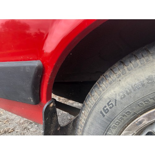 60 - A 1979 Ford Capri 1.6 GL 
Registration number AEU 475V
MOT expired in June 2019
Red with a red inter... 