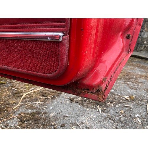60 - A 1979 Ford Capri 1.6 GL 
Registration number AEU 475V
MOT expired in June 2019
Red with a red inter... 