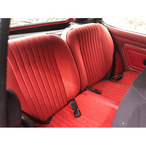 60 - A 1979 Ford Capri 1.6 GL 
Registration number AEU 475V
MOT expired in June 2019
Red with a red inter... 