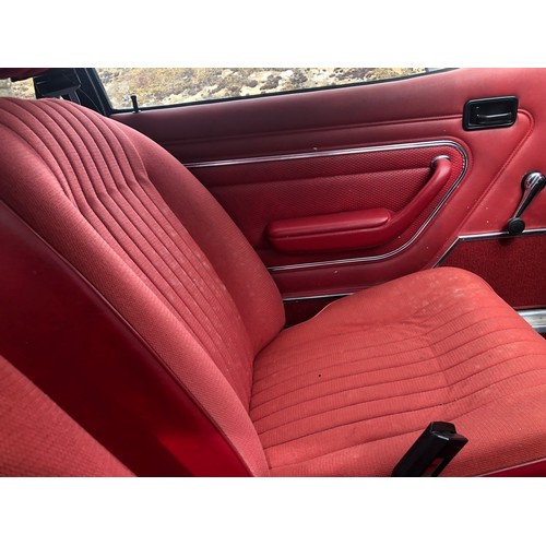 60 - A 1979 Ford Capri 1.6 GL 
Registration number AEU 475V
MOT expired in June 2019
Red with a red inter... 