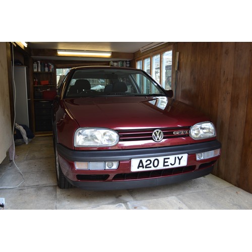 69 - A 1996 VW Golf GTI
Registration number A20 EJY
Chassis number WVWZZZ1HZVW185360
Engine number AGG103... 