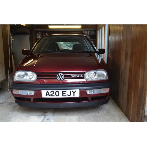 69 - A 1996 VW Golf GTI
Registration number A20 EJY
Chassis number WVWZZZ1HZVW185360
Engine number AGG103... 