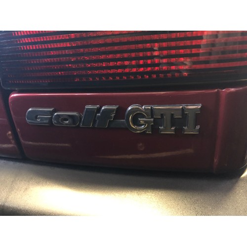 69 - A 1996 VW Golf GTI
Registration number A20 EJY
Chassis number WVWZZZ1HZVW185360
Engine number AGG103... 