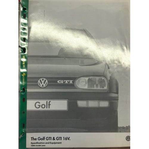 69 - A 1996 VW Golf GTI
Registration number A20 EJY
Chassis number WVWZZZ1HZVW185360
Engine number AGG103... 