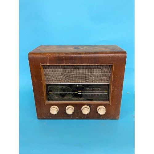 16 - A Decca radio, 53 cm wide, and various other vintage radios (qty)