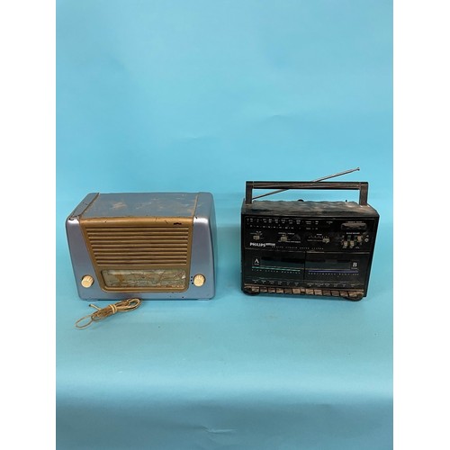 16 - A Decca radio, 53 cm wide, and various other vintage radios (qty)