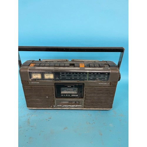 43 - An AIWA ghetto blaster, and eight others (9)