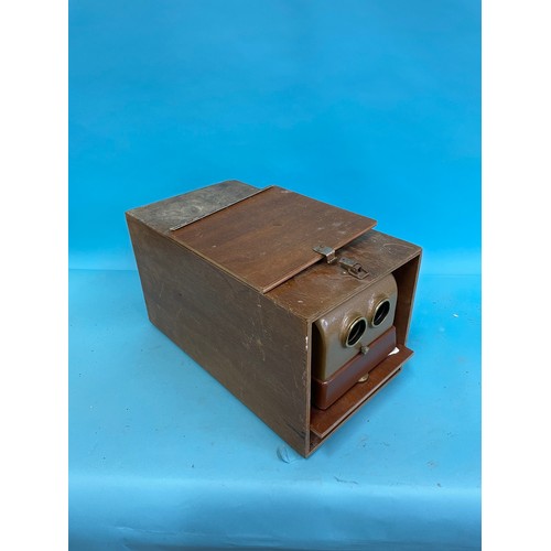 56 - A Hawk MK. V stereoscopic projector, cased