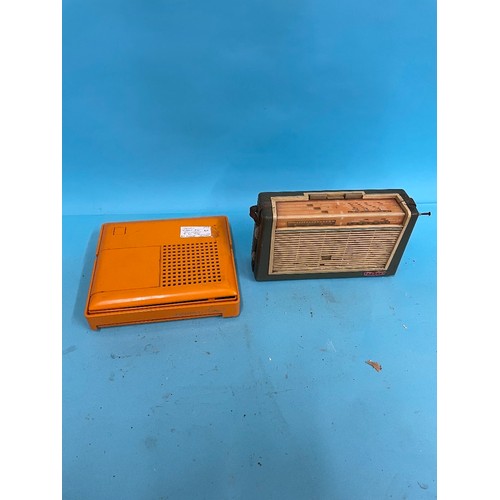 63 - A Roberts R606-NB portable radio, various other portable radios and other items (qty)