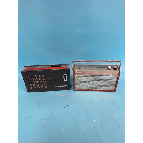 63 - A Roberts R606-NB portable radio, various other portable radios and other items (qty)