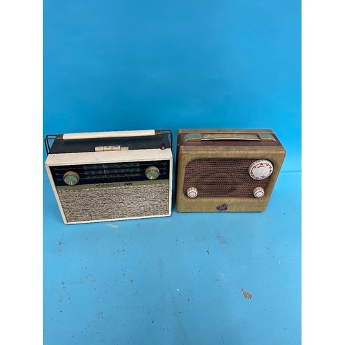 63 - A Roberts R606-NB portable radio, various other portable radios and other items (qty)