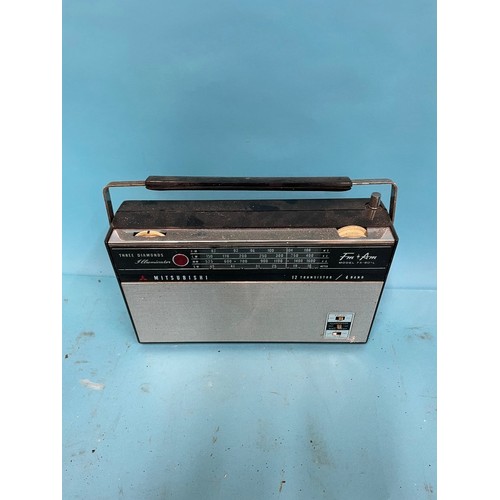 63 - A Roberts R606-NB portable radio, various other portable radios and other items (qty)