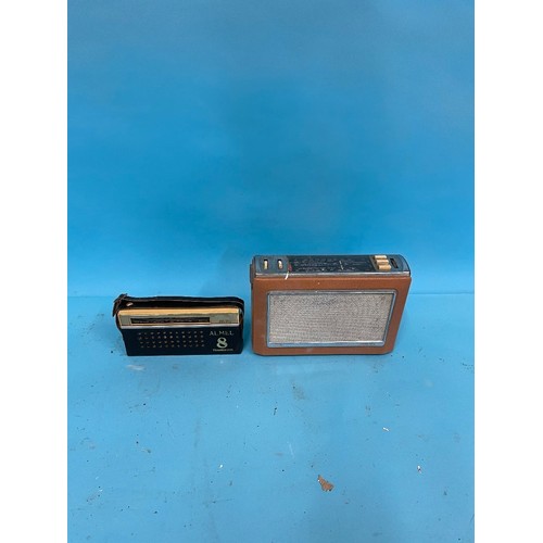 63 - A Roberts R606-NB portable radio, various other portable radios and other items (qty)