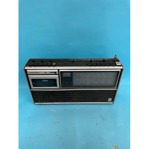 63 - A Roberts R606-NB portable radio, various other portable radios and other items (qty)