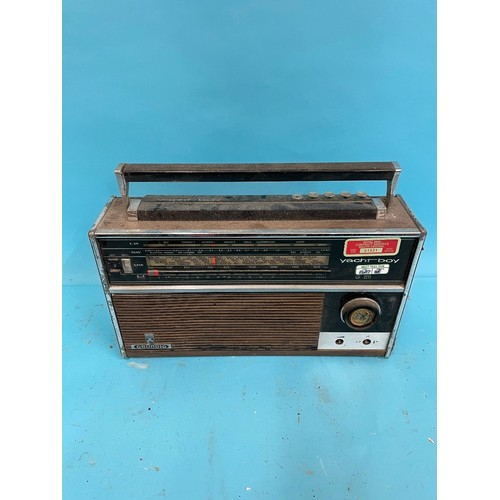 63 - A Roberts R606-NB portable radio, various other portable radios and other items (qty)