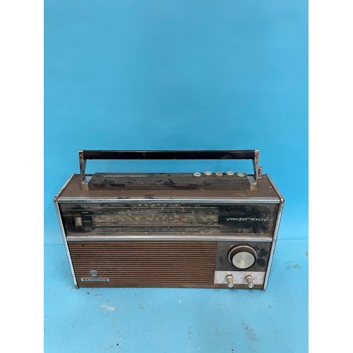 63 - A Roberts R606-NB portable radio, various other portable radios and other items (qty)