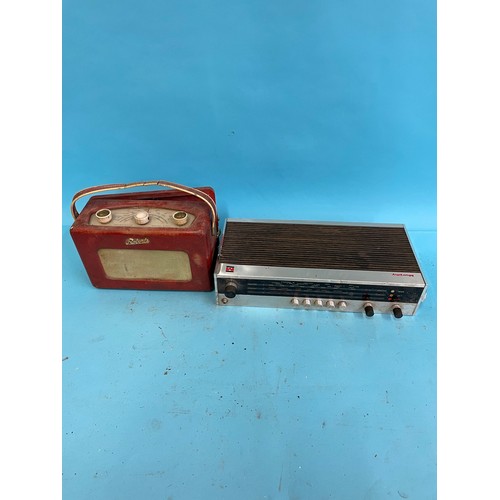 60 - A Ferguson portable radio, various other portable radios and other items (qty)