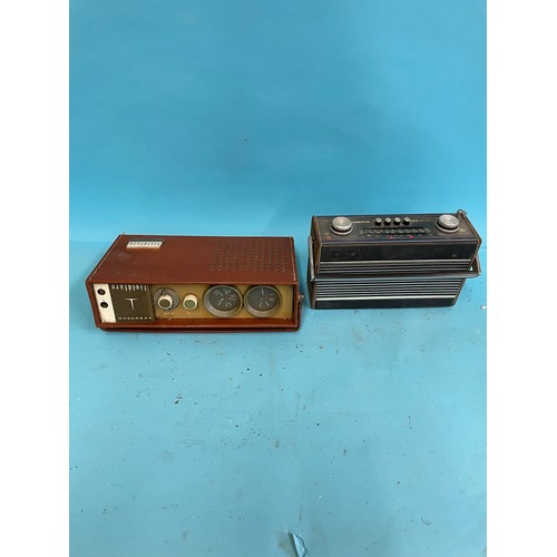 60 - A Ferguson portable radio, various other portable radios and other items (qty)